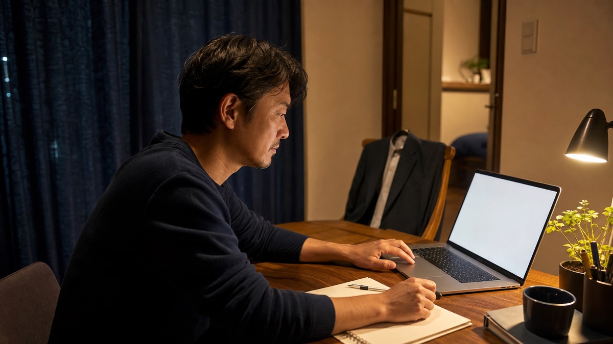 42歳で婚活を始めた日の話｜動けない40代男性へ最初の一歩を表現した記事専用アイキャッチ画像