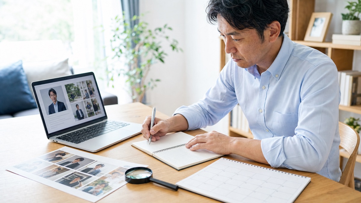 結婚相談所でお見合いが組めない40代男性へ｜原因4つと改善手順を表現した記事専用アイキャッチ画像
