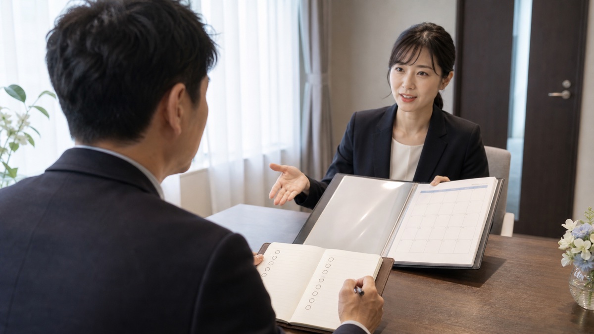 結婚相談所の無料相談で聞くこと15選｜当日の流れと断り方を表現した記事専用アイキャッチ画像